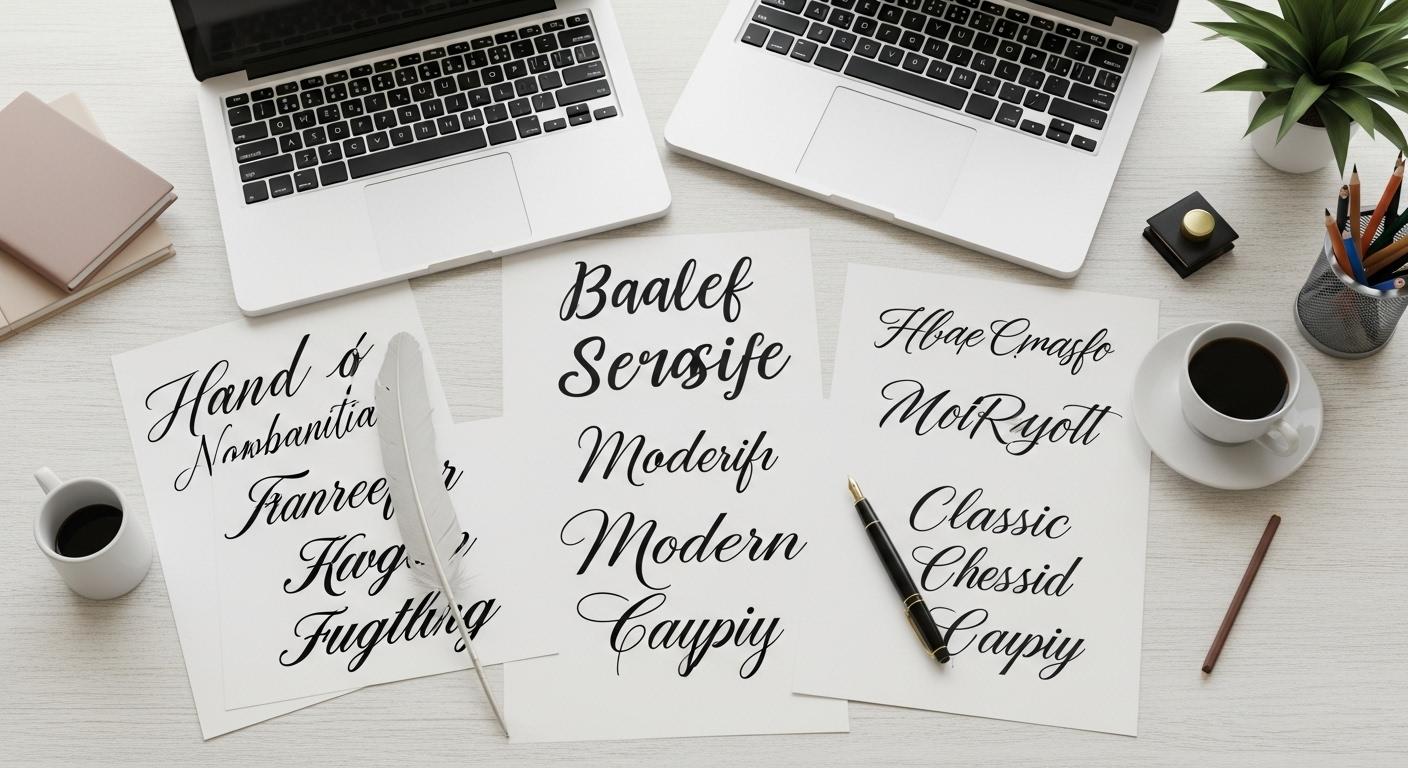 Les polices d&rsquo;écriture incontournables : les 10 styles à privilégier pour sublimer vos contenus