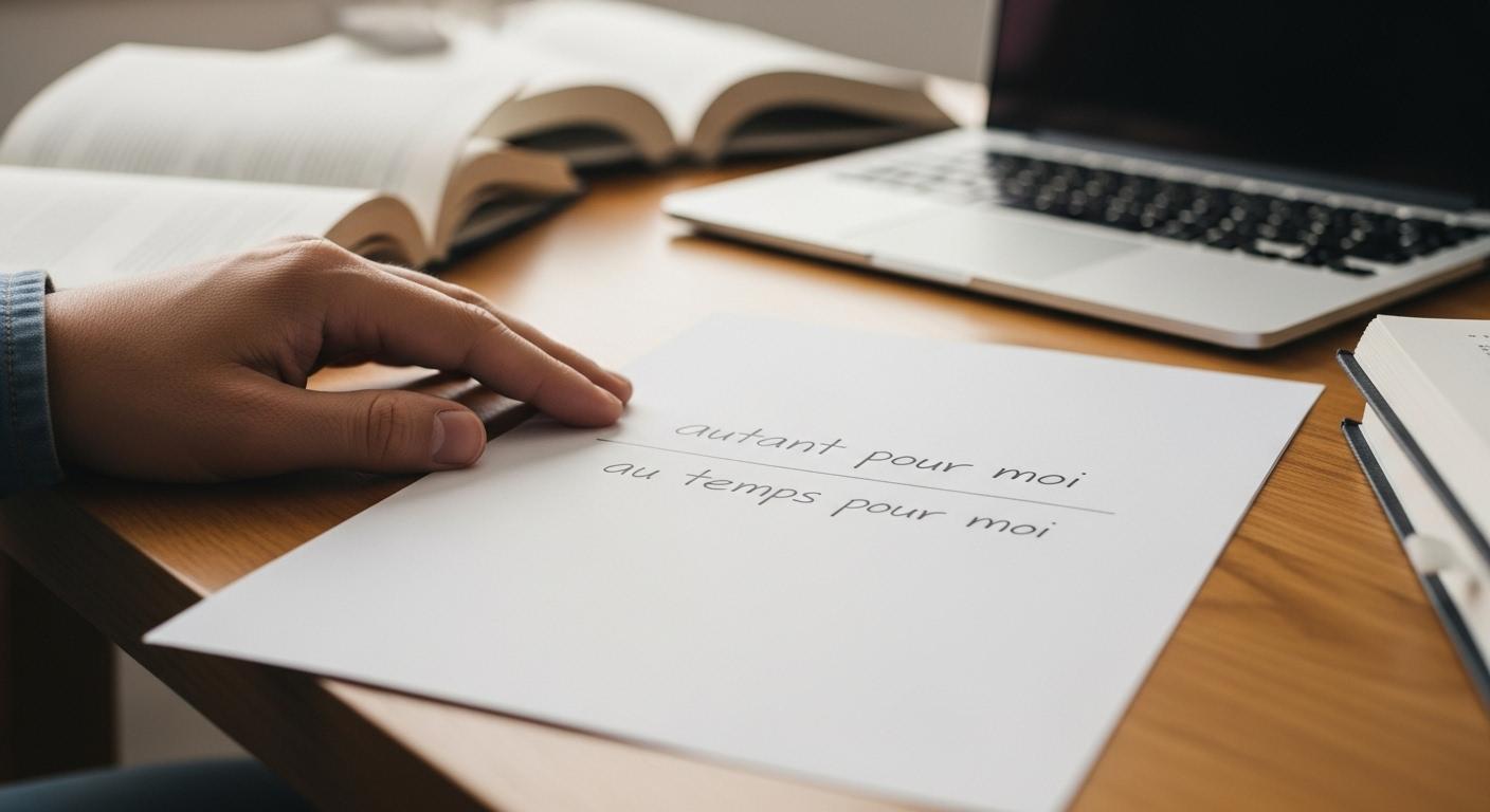 Autant pour moi ou au temps pour moi : la bonne formule pour vos contenus SEO