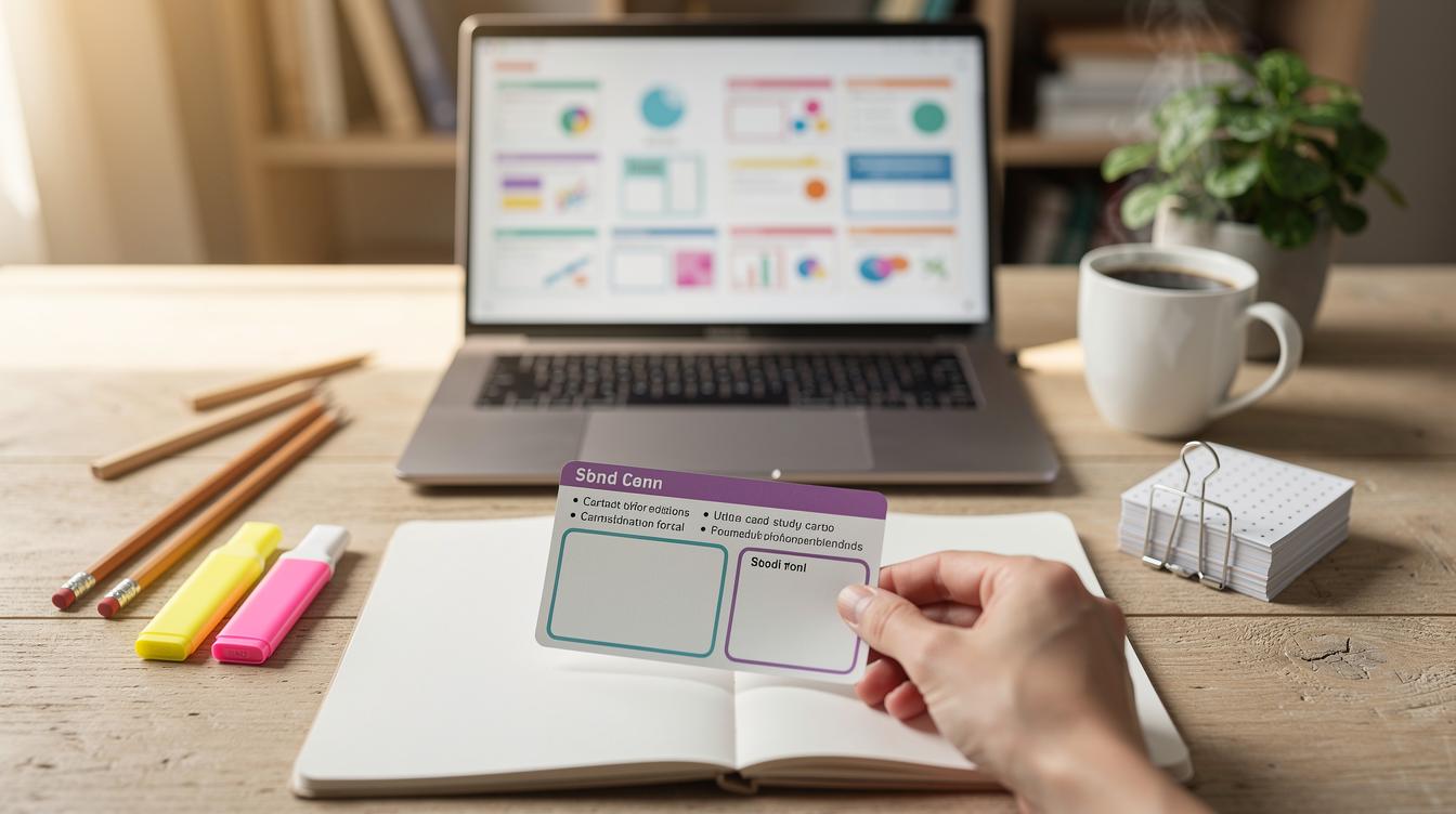 Créer des fiches de révision avec l&rsquo;IA (templates prêts à l’emploi)